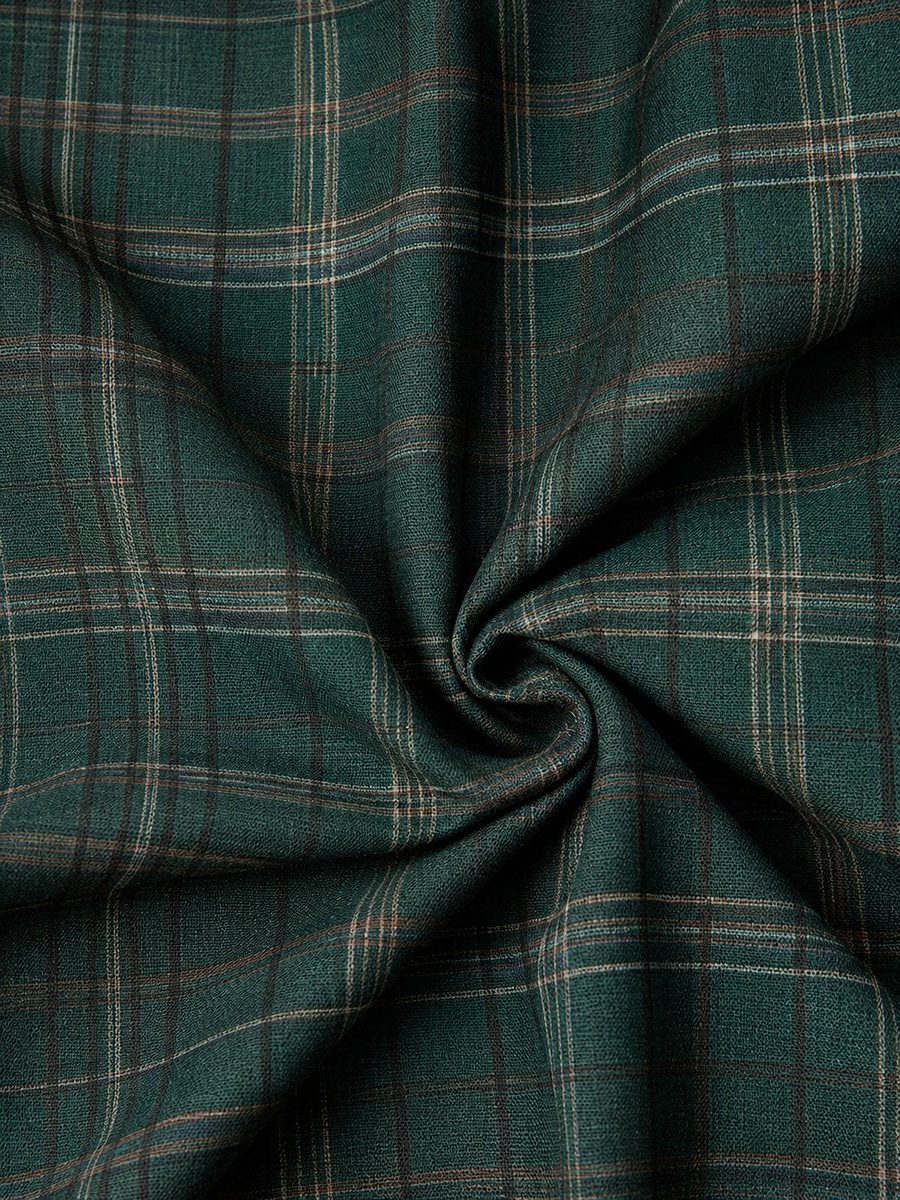 Women's Check Maxi Shirt Dress with Button-Front and Pockets - Maisie London